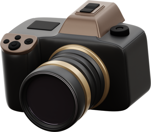 3D Camera Device Illustration